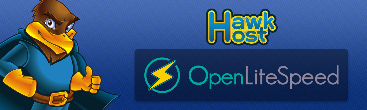 Hawk Host OpenLiteSpeed announcement graphic